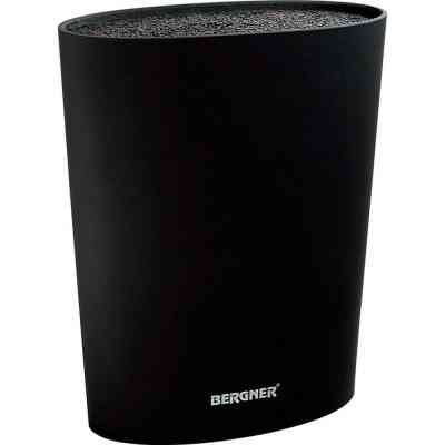 Підставка для ножів Bergner Black &amp; White 15,6 х 6,6 х 22 см (BG-3997-BL) Вінниця