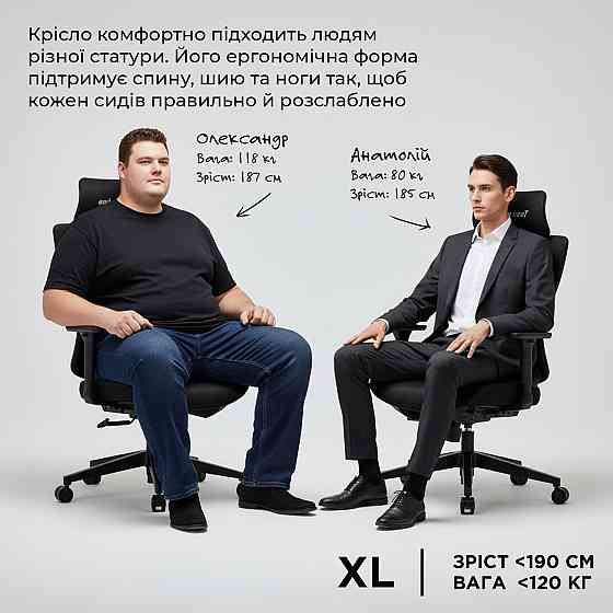 Крісло для геймерів Anda Seat X-Air Mega Size XL Mesh Gray (AD-WY-01-GGF) ( Сірий ) Харків