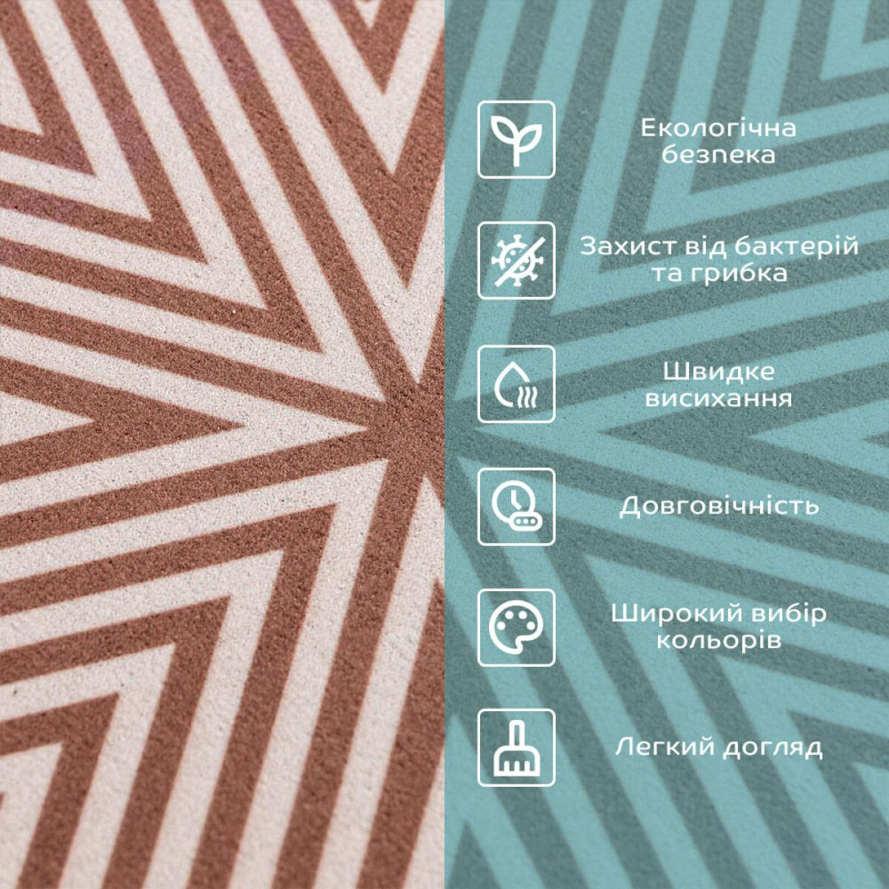 Влагопоглощающий коврик 40х60х3мм SW-00002554 Днепр - изображение 4