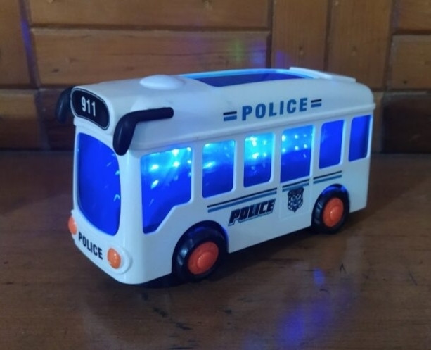 Детский игрушечный автобус полиции со звуковыми и световыми эффектами Киев - изображение 4