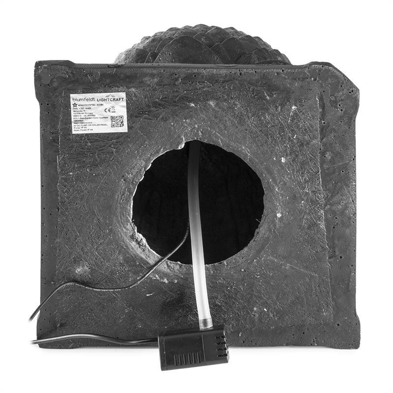 Zen Garden декоративный фонтан солнечный фонтан садовый фонтан 2W солнечный базальтовый вид (Германия, читать Ровно - изображение 3