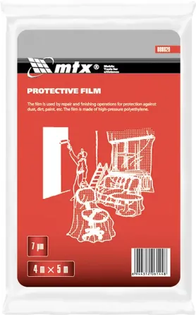 Пленка защитная 4 х 12,5 м 7 мкм полиэтиленовая MTX 888039 Полтава