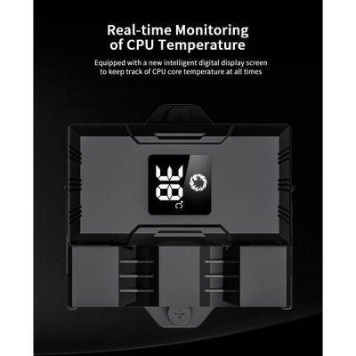 Кулер для процессора Gamemax Gamma 90 Digital BK Винница - изображение 4