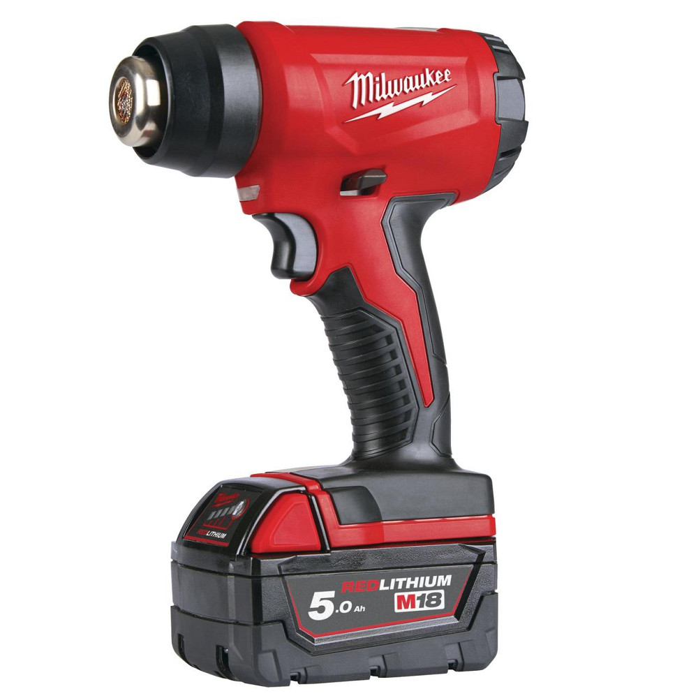 Термо-подветовка аккумуляторная MILWAUKEE, M18 BHG-502C (+ заряд.устройство, 2 аккум.Х 5Аг, кейс) Одесса - изображение 5