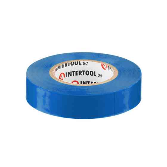 Стрічка ізоляційна 0.15мм*17мм*20м синя INTERTOOL IT-0020 Киев