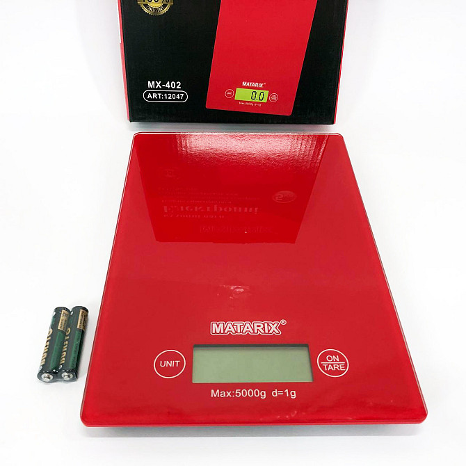 Весы кулинарные Matarix MX-402 5 кг, Простые кухонные весы, Точные кухонные весы, CE-631 Весы электронные Киев - изображение 8