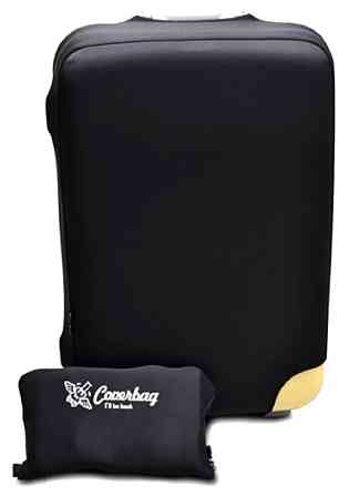 Чохол на валізу дайвинг M чорний Київ