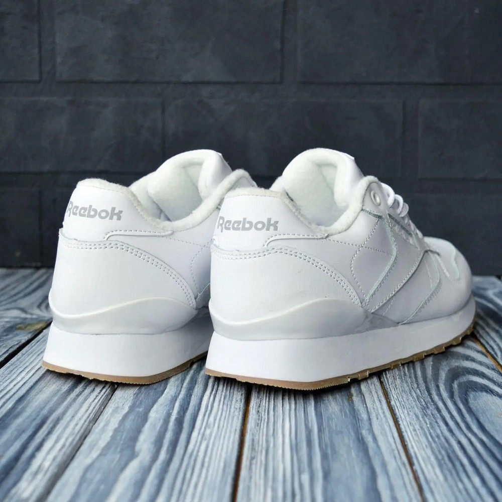 Чоловічі Кросівки Reebok Classic Білі Рибок Шкіряні (розміри: 40,41,42,43,44,45,46) Дніпро - фото 6