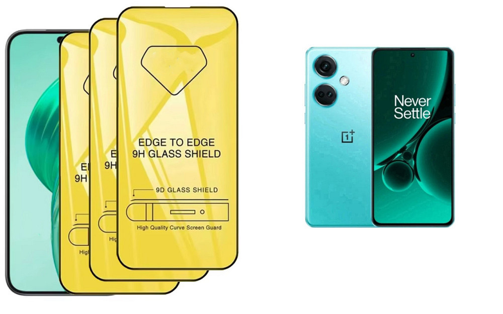 Захисне скло DefenzoGlass для OnePlus Nord CE 3 5G, Nord CE 3 Lite – подвійна міцність Київ - фото 1