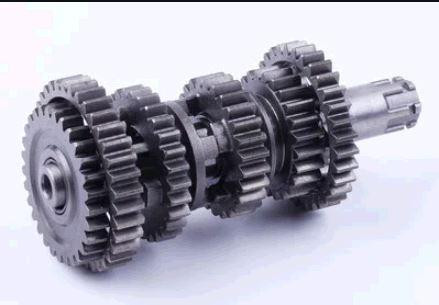 Вал вторинний мотоцикл 4T CB 125/150 (+шестерні) (компл) Мукачево - фото 1