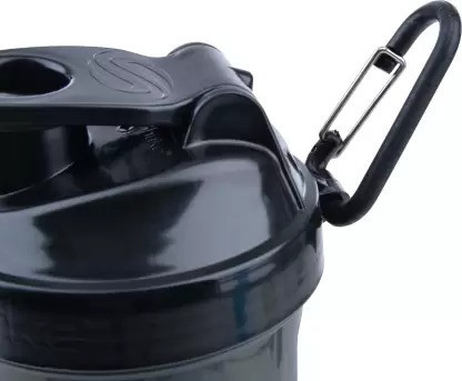 Шейкер спортивний для води та спортивного харчування SmartShake Original2GO 600ml Dark Gray Київ - фото 7