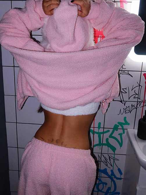 Жіночий стильний теплий оверсайз костюм букле Рожевий, 42/44 Одеса - фото 5