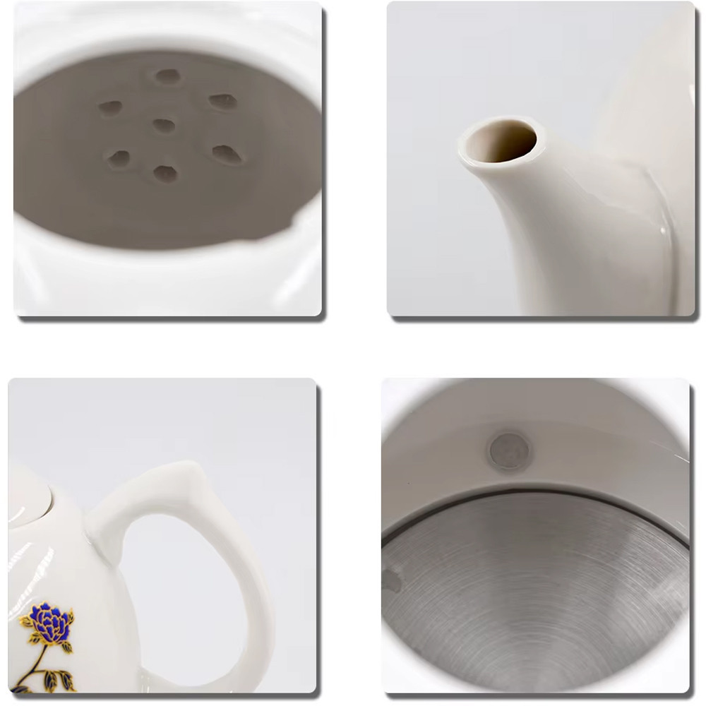 Керамічний електрочайник від мережі,1,2 л,1500Вт,LB-59016 SBR Київ - фото 9