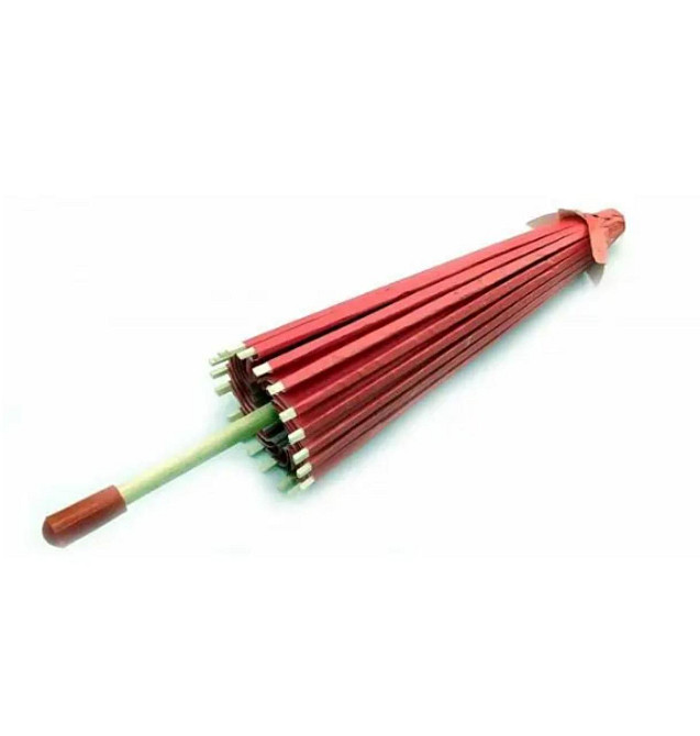 Парасолька паперова червона Київ - фото 2