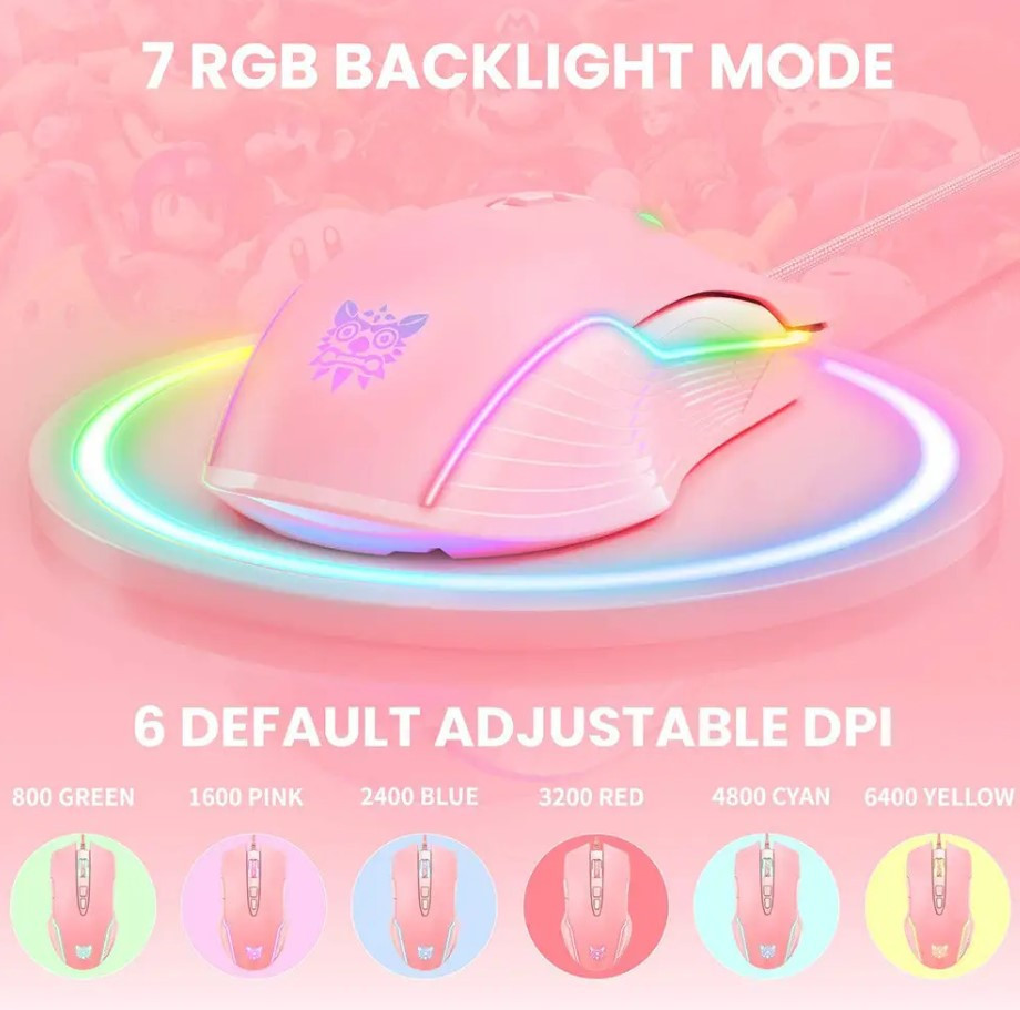 Миша ігрова дротова ONIKUMA Gaming CW905, чорна Вінниця - фото 5