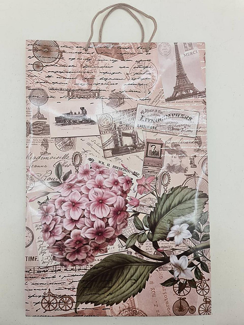 Пакет бумажный гигант вертиркальный (30х42х12)(артGV-047) (12 шт) Харьков - изображение 4