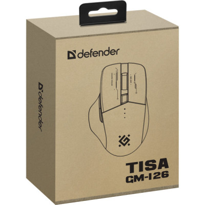 Мишка Defender Tisa GM-126 LED Wireless/Bluetooth White/Blue (52126) Вінниця - фото 7