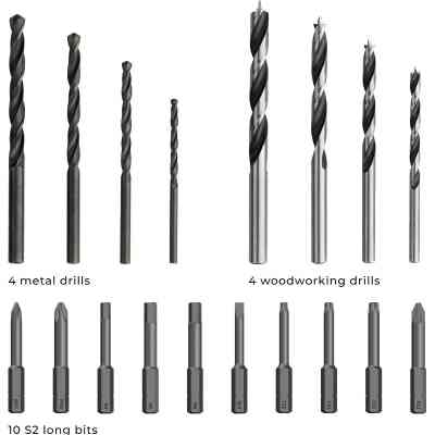 Шуруповерт Xiaomi HOTO 12V Brushless Drill Black (QWLDZ001) Винница