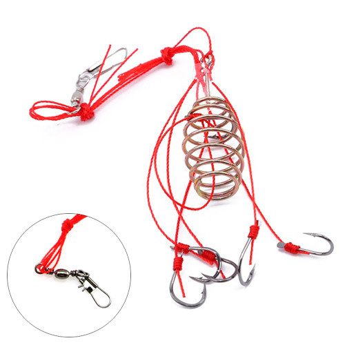 Кормушка пружинная с крючками №11, 4шт, донная снасть спутник Винница - изображение 1