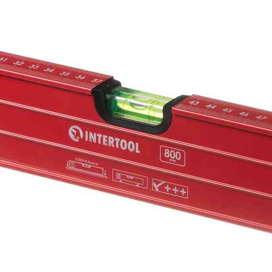 Рівень з поворотною капсулою 800мм. 3 капсули INTERTOOL MT-1268 Київ