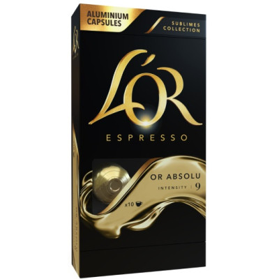 Кофе L'OR Espresso Or Absolu #9 в капсулах 10 шт (8711000360590) Вінниця - фото 2