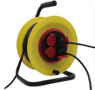 Удлинитель на катушке BX-755, 50 м, 4 розетки, медный кабель ПВС 3×2.5 мм², мощность 2950 Вт, IP44 Одесса