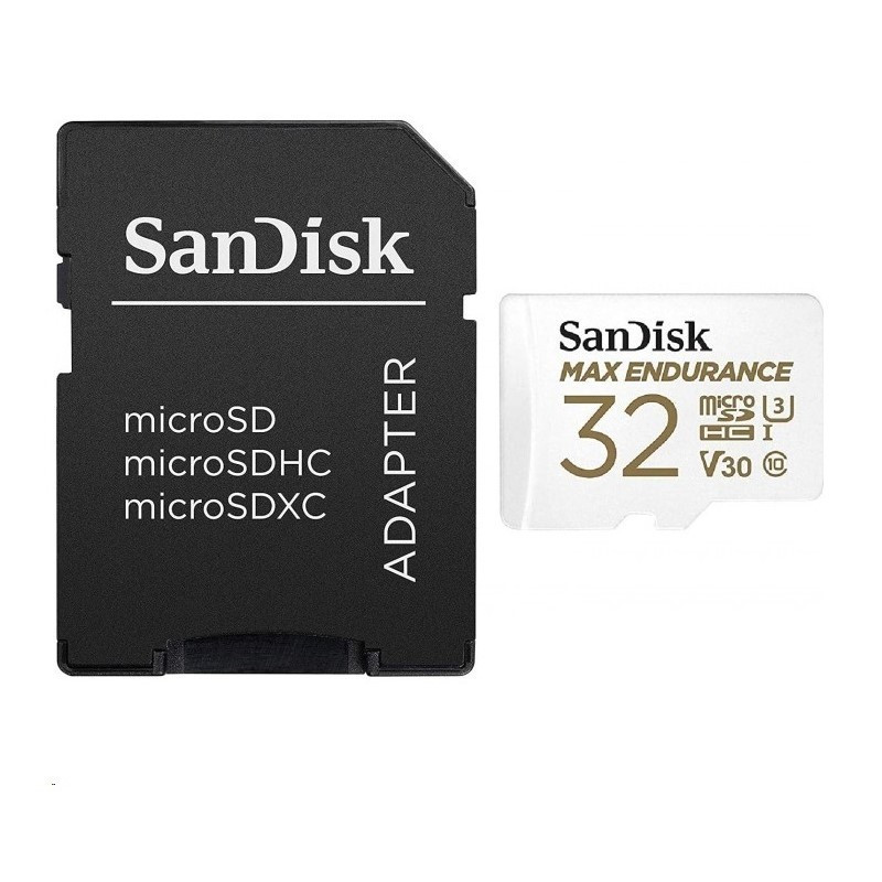 Карта памяти microSDHC (UHS-1 U3) SanDisk Max Endurance 32Gb class 10 V30 (100Mb/s) (adapterSD) Киев - изображение 8
