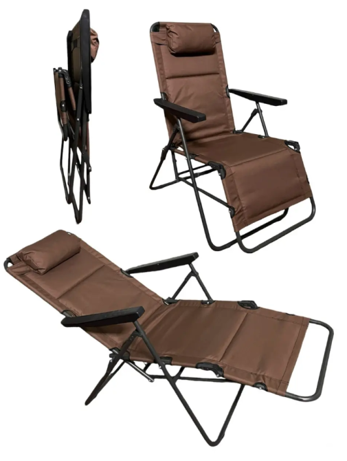 Шезлонг для отдыха складной ТМ Vista 