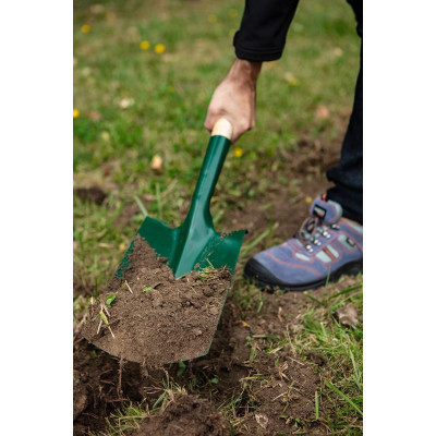 Лопата Verto штикова пряма, руків&apos;я дерев&apos;яне Т-подібне, 117см, 1.8кг (15G026) Вінниця - фото 3