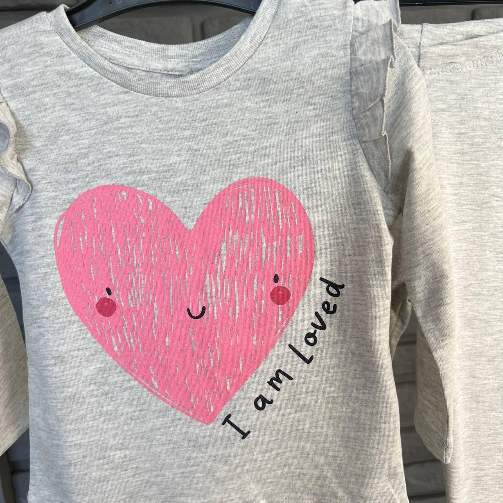 Дитячий Костюм Кофта та Лосіни George Сірий 18-24міс (86-92см) Київ - фото 2