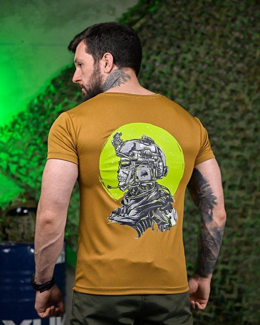 Тактическая потоотводящая футболка  Soldier coyot ПП7620 Одесса - изображение 5