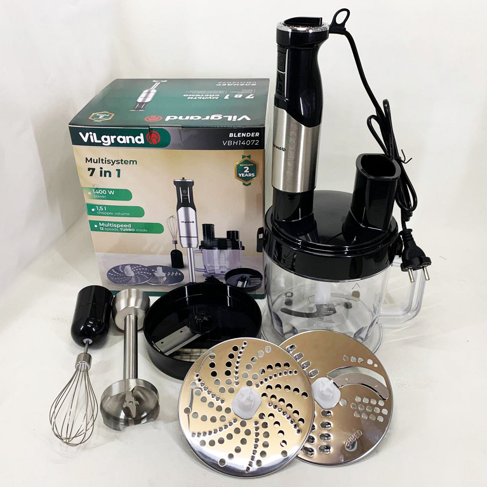 Погружной блендер для домашних нужд, Блендер измельчитель для коктейлей крем-суп HL-13 Львов - изображение 4