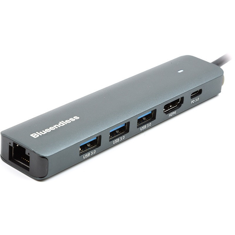 Концентратор USB Type-C Blueendless Space Grey (CA913909) ( Сірий ) Харків - фото 1