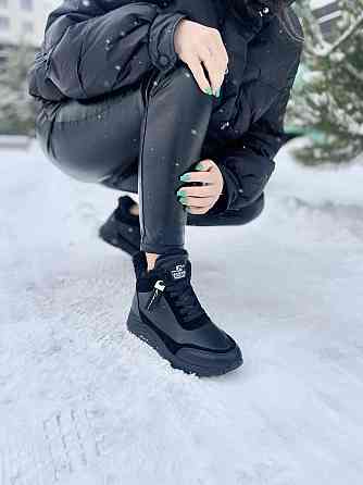 Кроссовки женские VLADEKS черные натуральная кожа зимние 39р.(5315) Коломыя