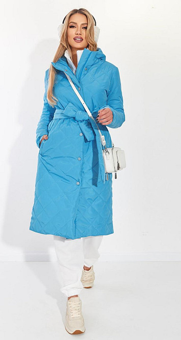 Стильне стьобане півпальто (46) Київ - фото 4