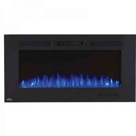 Камін електричний горизонтальний Allure Phantom 42 з металевою сіткою, чорний мат (NEFL42FH-MT-EU) Код: 010734 Ровно