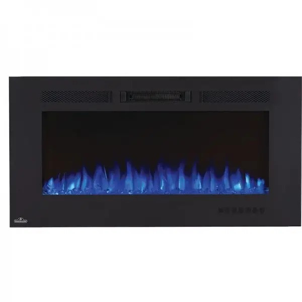 Камін електричний горизонтальний Allure Phantom 42 з металевою сіткою, чорний мат (NEFL42FH-MT-EU) Код: 010734 Ровно - изображение 6