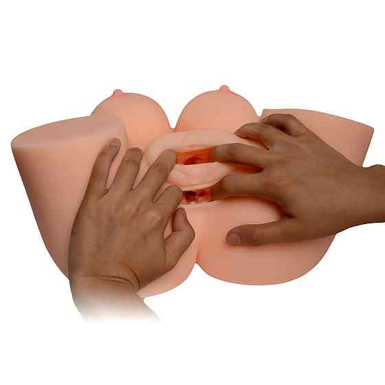 Реалистичное тело-торс Anica Solid Silicone Sexy Doll   L анус-вагина без вибрации телесный Sex Aura Киев