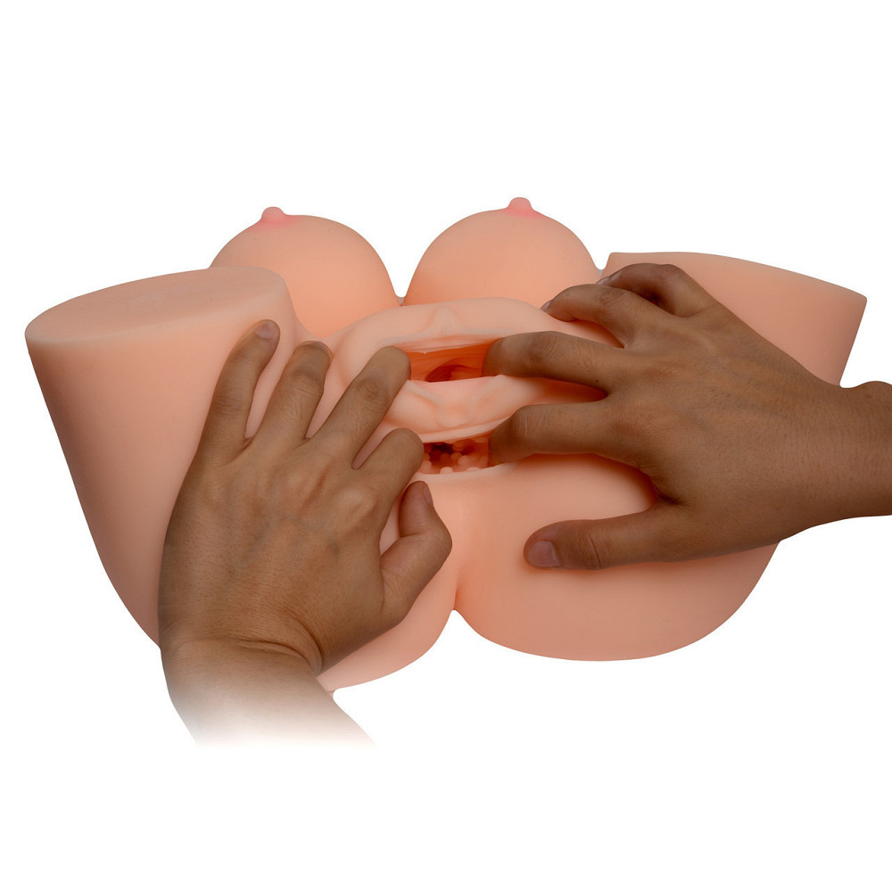 Реалистичное тело-торс Anica Solid Silicone Sexy Doll   L анус-вагина без вибрации телесный Sex Aura Киев - изображение 6