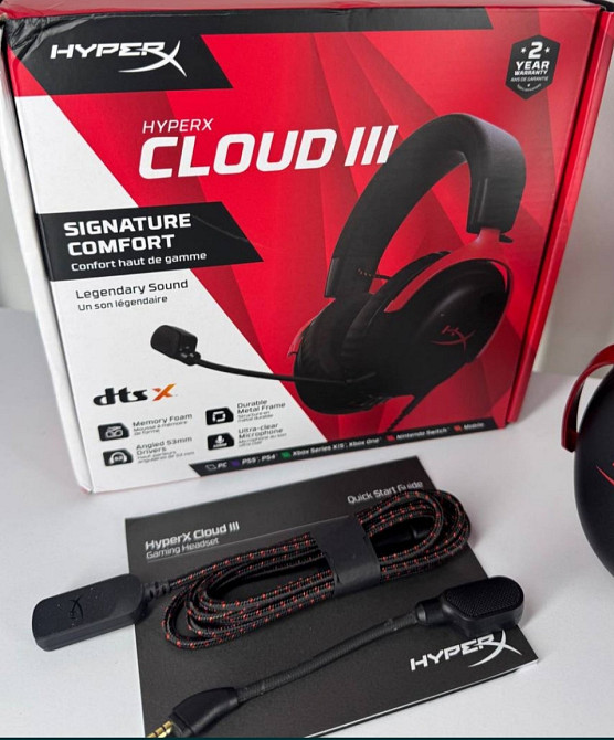 Навушники HyperX Cloud 3 Київ - фото 3