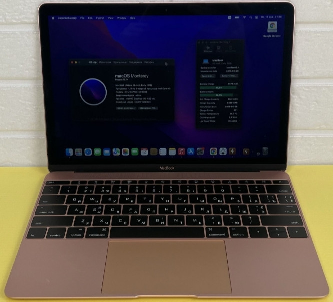 Ноутбук MacBook 12 (2016) M3 8Gb. SSD256Gb. Київ - фото 7