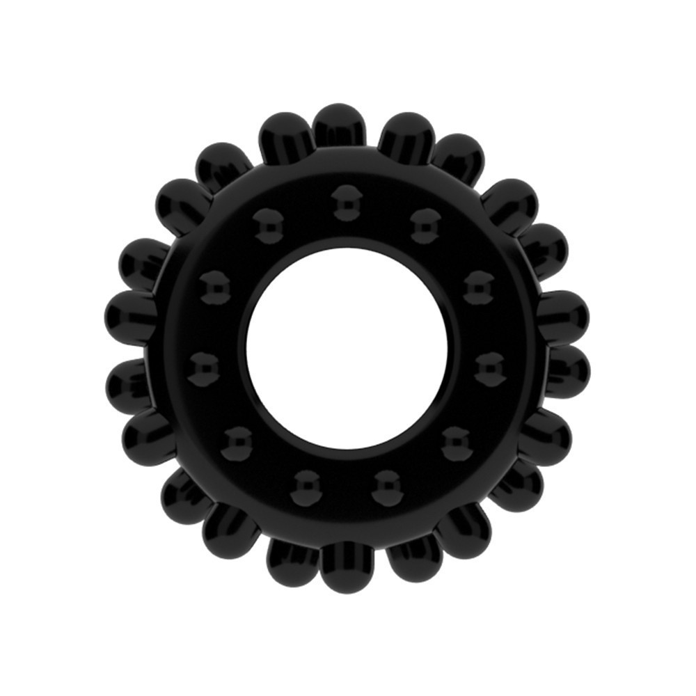 Ерекційне кільце - Power Plus Cockring 2 Black Sex Aura Київ - фото 3