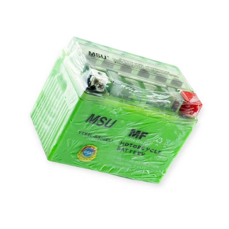 Акумулятор (110x85x70) Хонда AF18, 27, мопед Дельта гелевий зелений якість 12V4A Мукачево - фото 1