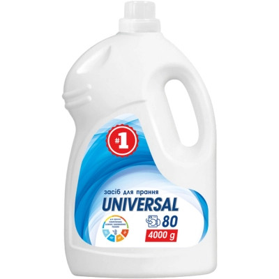 Гель для прання #1 Universal Синтетичний 4 кг (4820270631560) Вінниця - фото 1