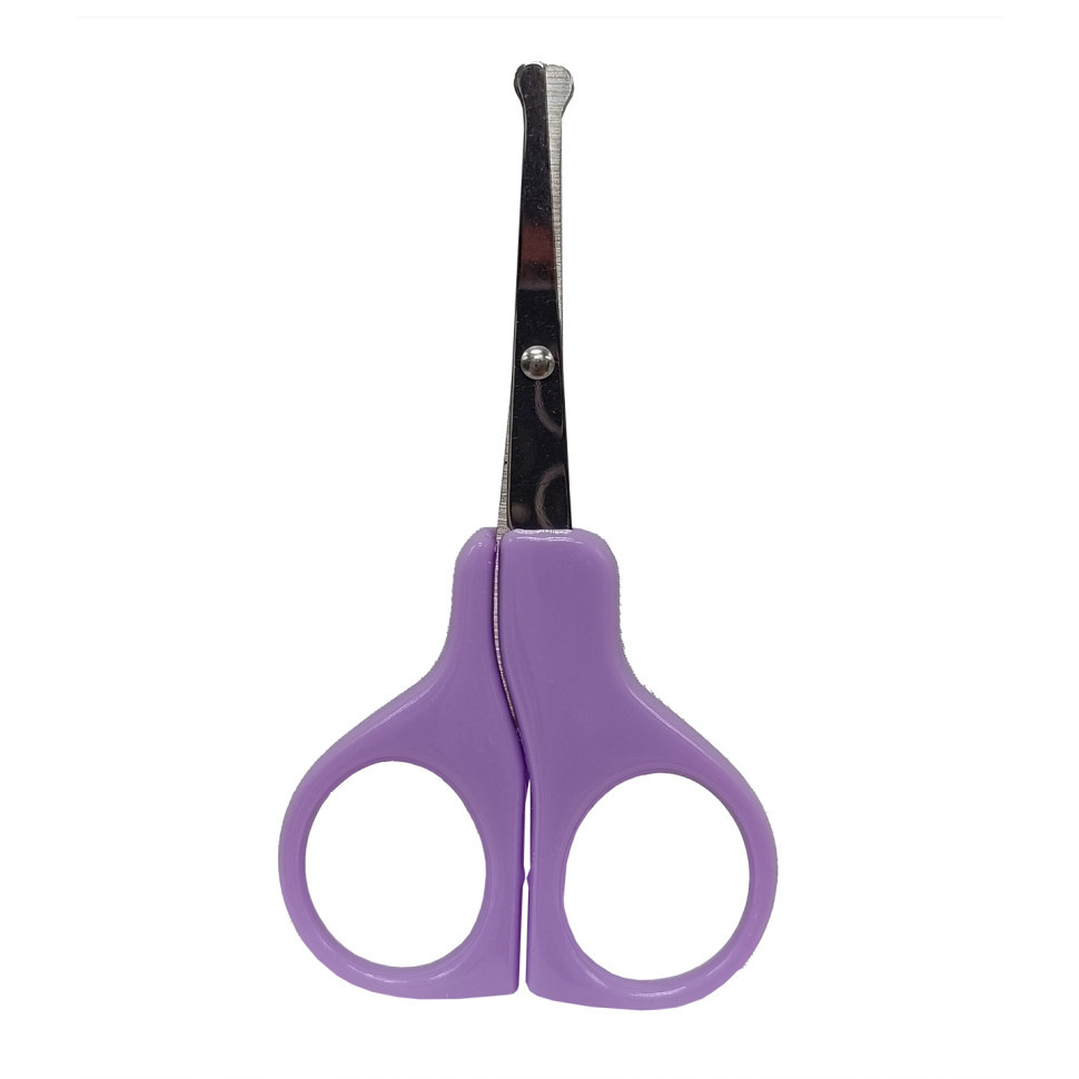 Ножницы маникюрные безопасные MGZ-0715(Violet) фиолетовый Винница - изображение 1