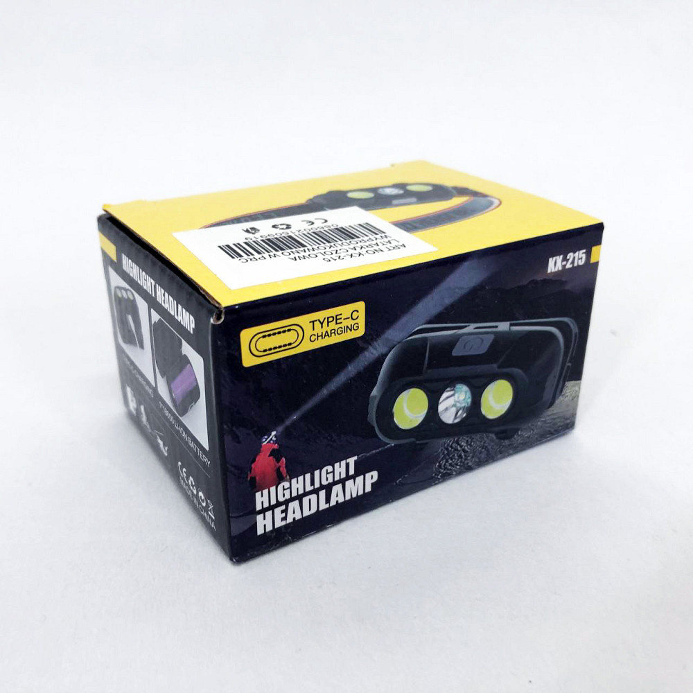 Легкий фонарик на голову, Фонарь с фиксацией на голове, Головной фонарик бытовой налобный QI-60 Львов - изображение 9