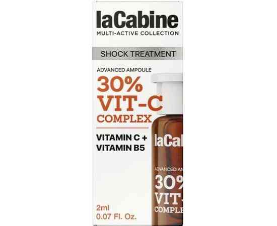 Высококонцентрированная увлажняющая сыворотка Vit-C Complex+Vit B5 Advanced 30% LaCabine, 2 мл Днепр