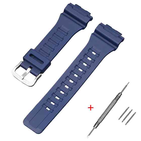 Ремешок для Casio AE-1000W Dark Blue SI SBR Киев