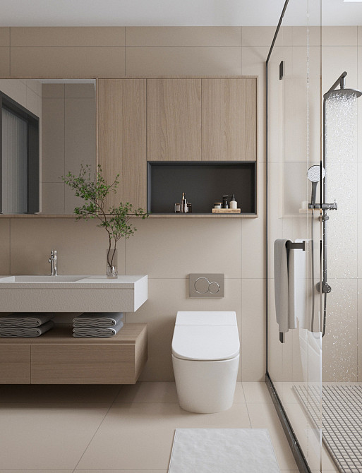 Полка-ниша для ванной Mixxus Premium NICHE-0102 из нержавеющей стали SUS304 черная Харьков - изображение 4