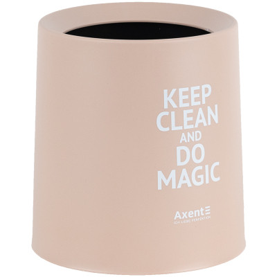 Кошик для паперів Axent Настільний контейнер для сміття, круглий, персиковий (2131-42-A) Вінниця - фото 2